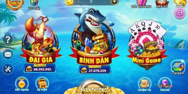 Bắn cá jackpot nohu666